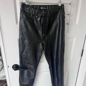 Zara leather pants